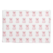 Niedliches Pig Pillow Case Set Kissenbezug (Rückseite-Links)