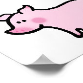 Niedliches Pigment Poster (Ecke)