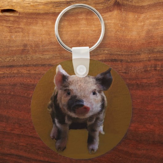 Niedliches Pigment Schlüsselanhänger (Vorderseite)