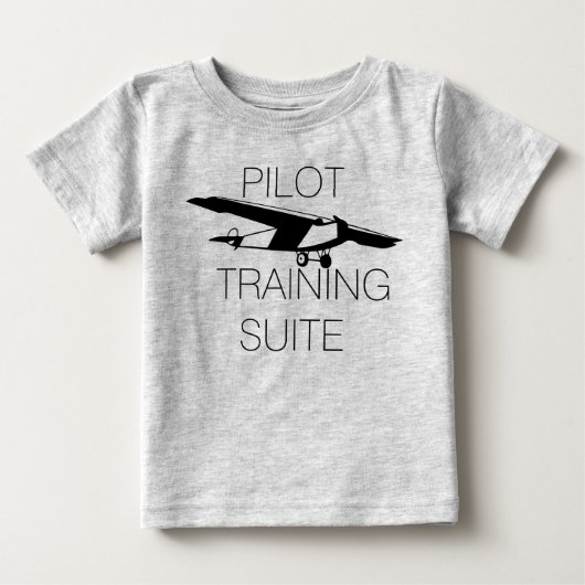 Niedliches Pilotprogramm Baby T-shirt (Vorderseite)