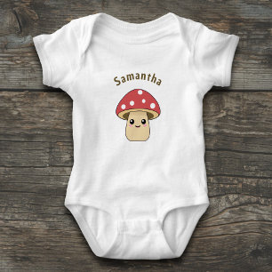 Niedliches Pilz Baby Strampler