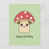 Niedliches Pilz Postkarte (Vorderseite)