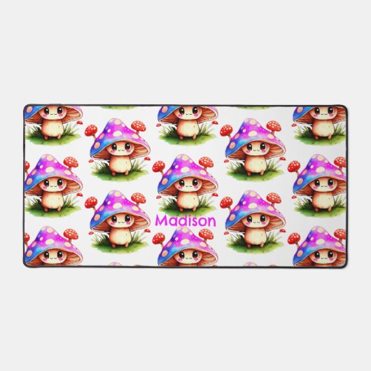 Niedliches Pilz Schreibtischunterlage (Vorderseite)