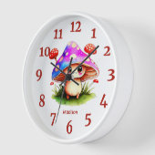 Niedliches Pilz Uhr (Winkel)