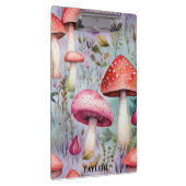 Niedliches Pilz Wasserfarbe Rustikaler Wald Klemmbrett (Rechts)
