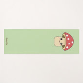 Niedliches Pilz Yogamatte (Vorderseite (Horizontal))