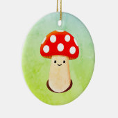 Niedliches Pilz Zeichnend Keramik Ornament (Rechts)