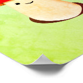 Niedliches Pilz Zeichnend Poster (Ecke)