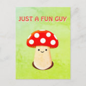 Niedliches Pilz Zeichnend Postkarte (Vorderseite)