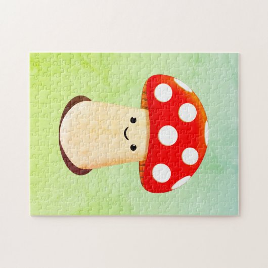 Niedliches Pilz Zeichnend Puzzle (Horizontal)