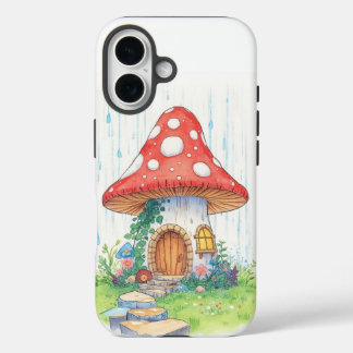 Niedliches Pilzhaus iPhone Case – Feenhaus Ae