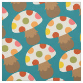 Niedliches Pilzmuster Stoff (Muster)