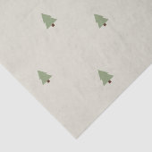 Niedliches Pine Tree Forest Pattern Gewebe Papier (Ausschnitt)