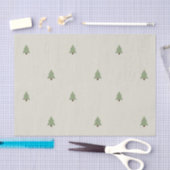 Niedliches Pine Tree Forest Pattern Gewebe Papier (Handwerk)