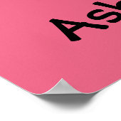 niedliches Pinguin-Kindertür-Poster Poster (Ecke)