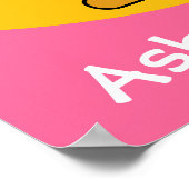 niedliches Pinguin-Kindertür-Poster Poster (Ecke)