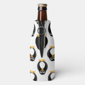 Niedliches Pinguin-Muster Flaschenkühler (Flasche Rückseite)
