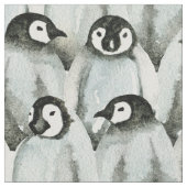 Niedliches Pinguin-Muster Stoff (Nahaufnahme)