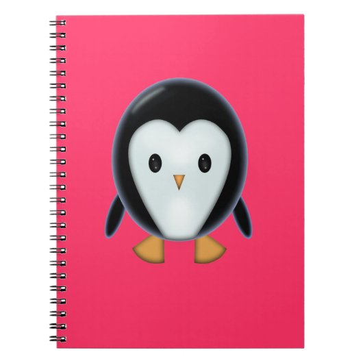Niedliches Pinguin-Notebook Notizblock (Vorderseite)