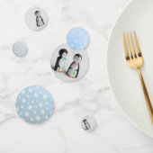 Niedliches Pinguin-Party Konfetti (Gruppe)