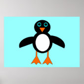 Niedliches Pinguin-Poster Poster (Vorne)