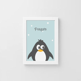 Niedliches Pinguin-Poster Poster
