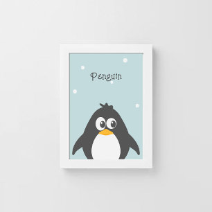 Niedliches Pinguin-Poster Poster
