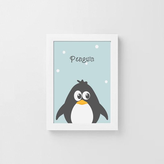 Niedliches Pinguin-Poster Poster