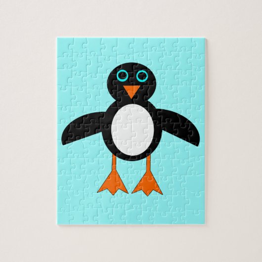 Niedliches Pinguin Puzzle (Vertikal)
