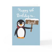 Niedliches Pinguin-Tragen von Scarf-Design