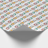 Niedliches Pinguin-Umschlagpapier Geschenkpapier (Ecke)