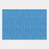 Niedliches Pinguin- und Streifenpapier Geschenkpapier Set (Vorderseite 2)