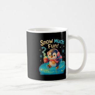 Niedliches Pinguin-Weihnachtsdesign - viel Spaß Kaffeetasse