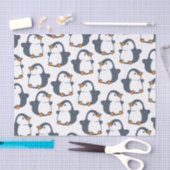 Niedliches Pinguin Winter Kindergeburtstag Party Seidenpapier (Handwerk)
