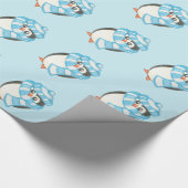 Niedliches Pinguin-Wrapping-Papier Geschenkpapier (Ecke)