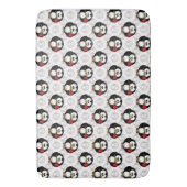 Niedliches Pinguinoberflächen-Muster drucken Badematte (Vorderseite Vertikal)