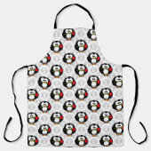 Niedliches Pinguinoberflächen-Muster drucken Schürze (Vorderseite)