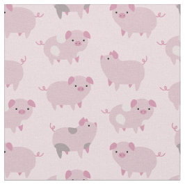 Niedliches Pink Baby Pantoletten Muster & Dots Stoff