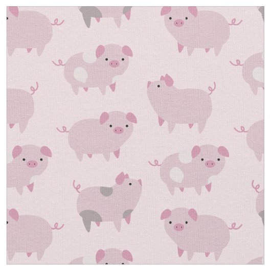 Niedliches Pink Baby Pantoletten Muster & Dots Stoff (Nahaufnahme)