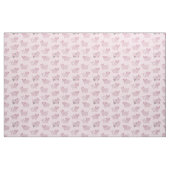 Niedliches Pink Baby Pantoletten Muster & Dots Stoff (Fat Quarter (45,7 x 55,9 cm))
