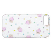 Niedliches Pink-Cupcakes-Muster Case-Mate iPhone Hülle (Rückseite (Horizontal))