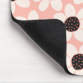 Niedliches Pink Daisy Blume Muster Mousepad (Ecke)