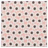 Niedliches Pink Daisy Blume Muster Stoff (Muster)