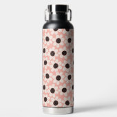 Niedliches Pink Daisy Blume Muster Trinkflasche (Vorderseite)