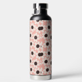 Niedliches Pink Daisy Blume Muster Trinkflasche (Rechts)