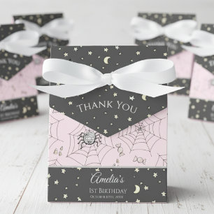 Niedliches Pink-Fledermäuse Halloween Geschenkschachtel