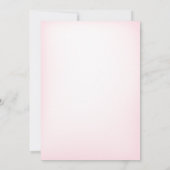 Niedliches Pink Ghost Halloween Baby Dusche Party Einladung (Rückseite)