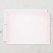 Niedliches Pink Ghost Halloween GeburtstagsFoto Dankeskarte (Rückseite)