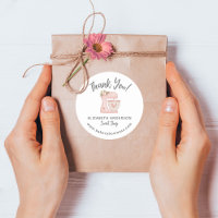Niedliches Pink Mixer Bäckerei Unternehmen Danke S