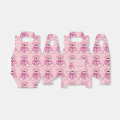 Niedliches Pink Teddy Bear Muster Gable Fevor Box Geschenkschachtel (Ungefaltet)